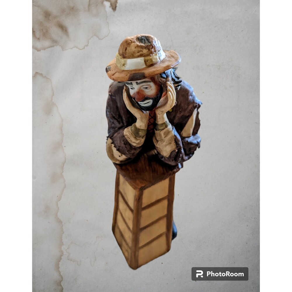 Emmett Kelly, Jr. Clown Collection "WHY ME" Flambro Limited. Edition -9 1/2" - Picture 2 of 14
